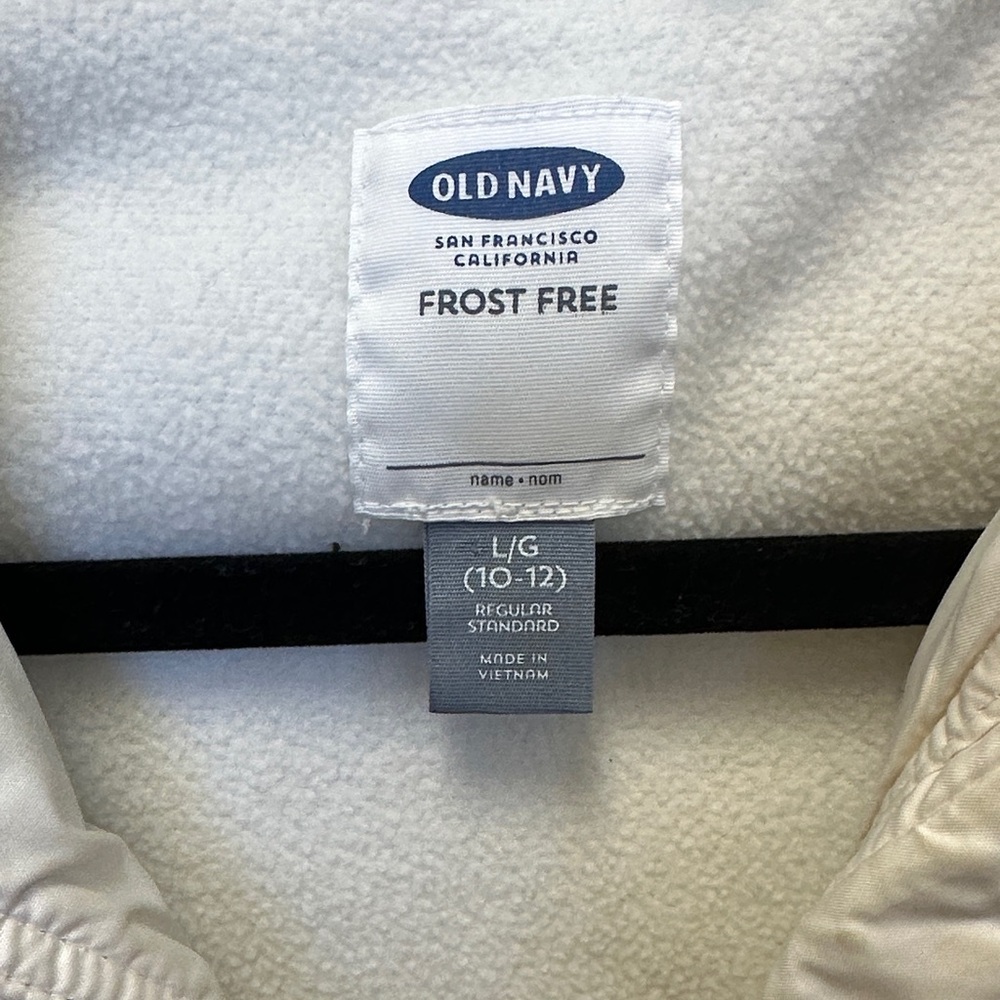 Old Navy Cream Puffer Vest - Picture 2 of 3